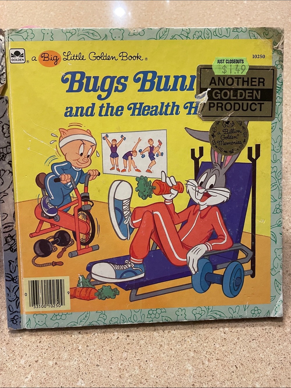 Little Golden Book Kids Learning Story — Bugs Bunny in Bright Yellow